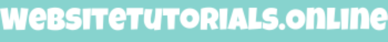 Website Tutorials Banner