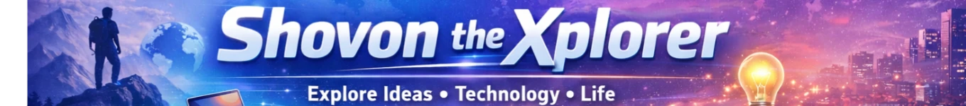 Shovon the xplorer  Banner