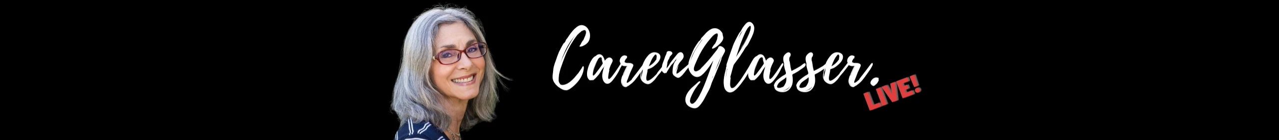 CarenGlasser.Live Banner