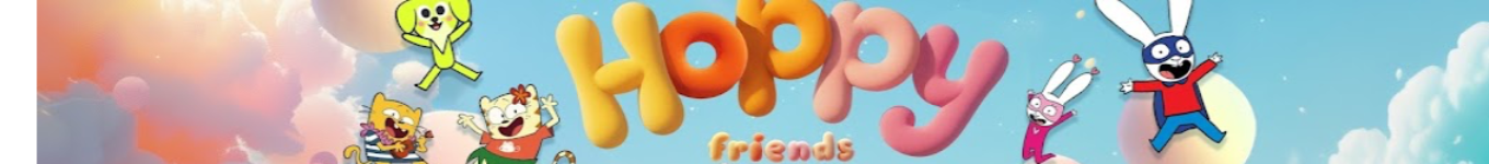 Hoppy Friends Family Banner
