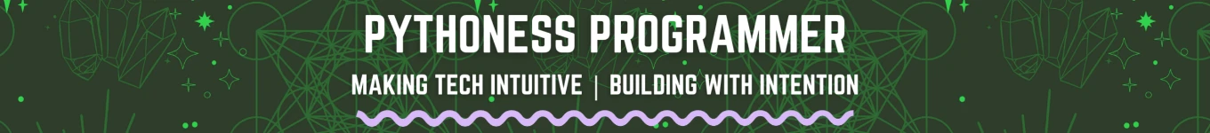 Pythoness Programmer Banner