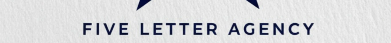 Five Letter Agency Banner