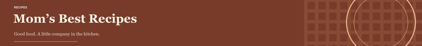 Mom’s Best Recipes Banner