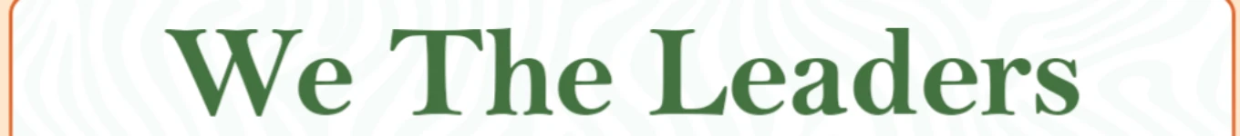 We The Leader Banner