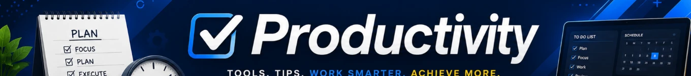 Productivity Banner
