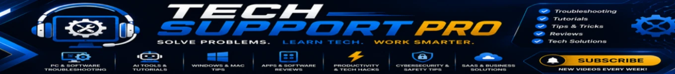 Tech Support Pro Banner
