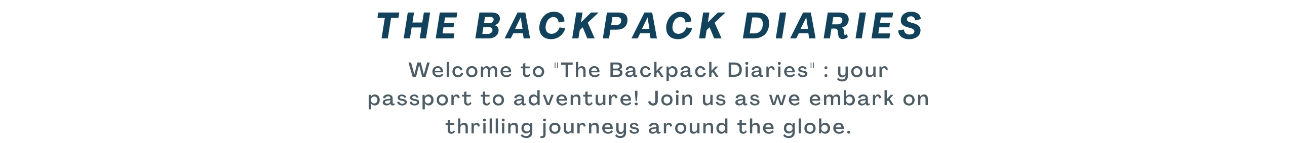 The Backpack Diaries Banner