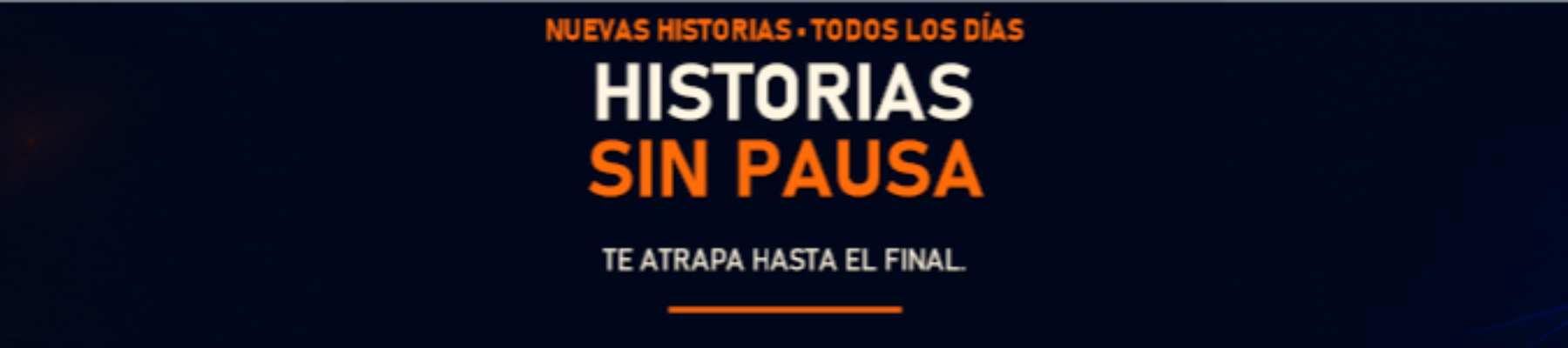 Historias Sin Pausa Banner