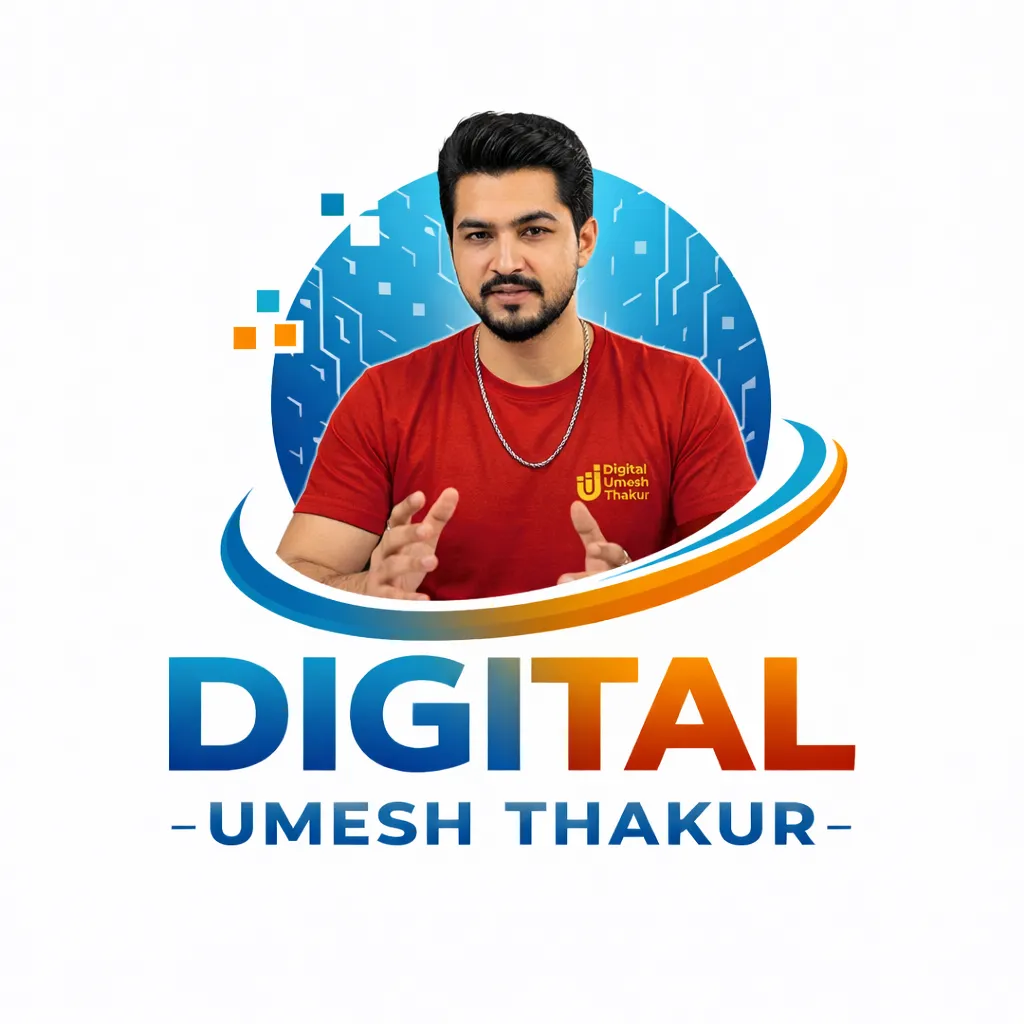 Digital Umesh Thakur Logo