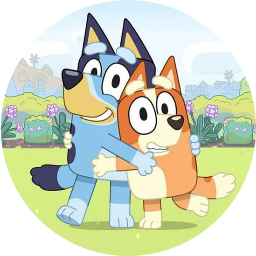 Bluey - Official Channel By Phoebe Cresswell Logo