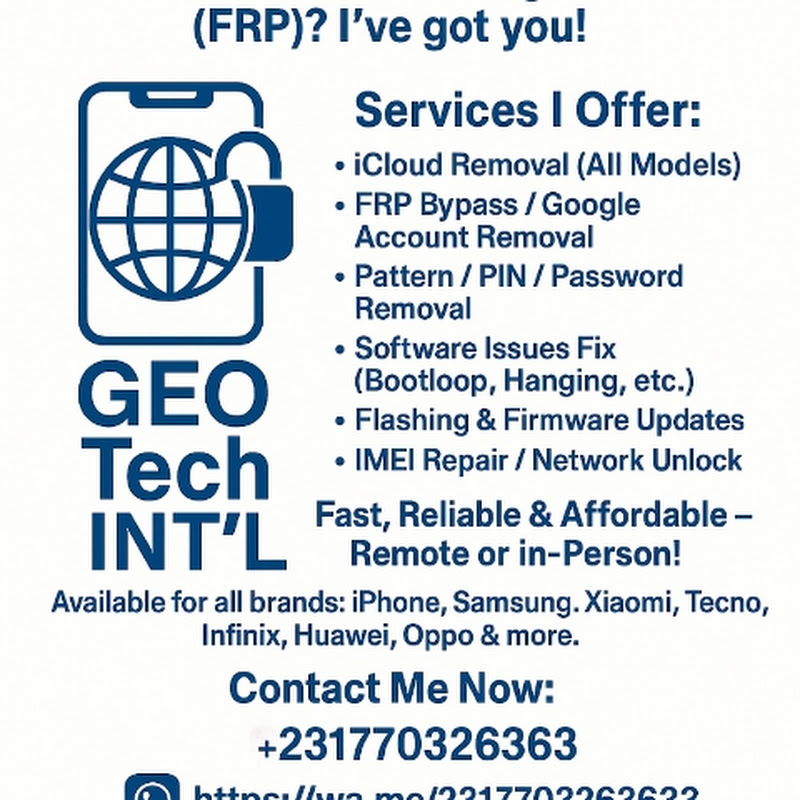 GEO Tech INT'L Logo
