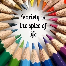 Variety Is The Spice Of Life Logo