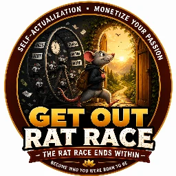 Get out rat race Logo