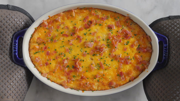 Video thumbnail for Twice-Baked Potato Casserole