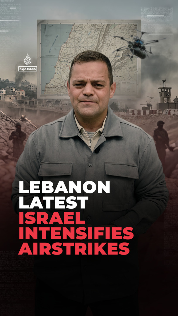 Video thumbnail for Lebanon Latest: Israel intensifies airstrikes