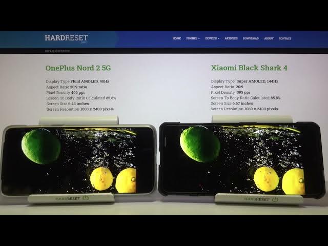 Video thumbnail for OnePlus Nord 2 5G vs Xiaomi Black Shark 4 - Display / Screen Comparison | 144Hz vs 90Hz