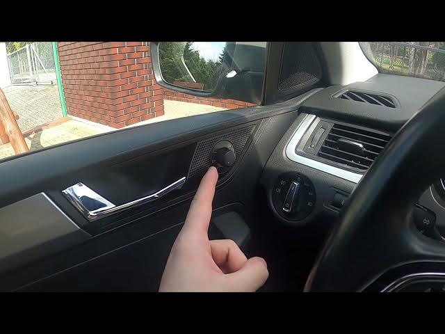 Video thumbnail for How to Adjust Side Mirrors in Skoda Rapid II ( 2012 – 2019 ) - Change Side Mirrors Position