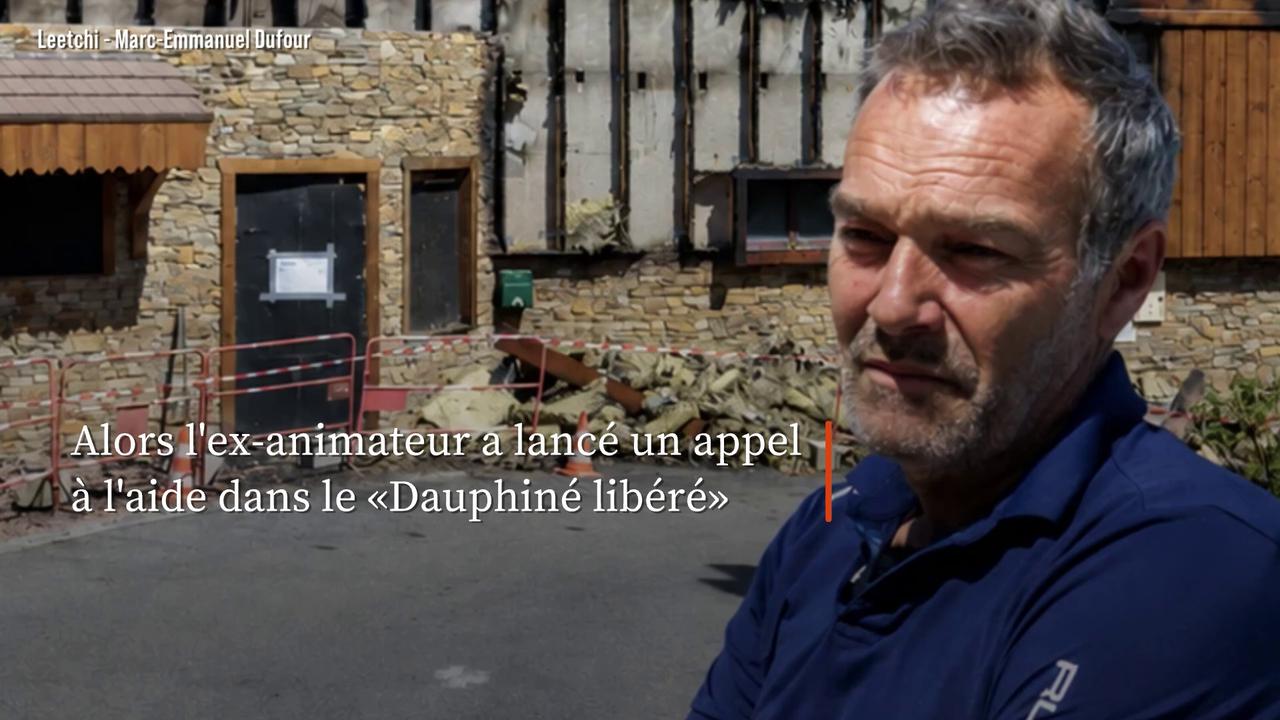Video thumbnail for Marc-Emmanuel Dufour lance un appel de détresse après l'incendie de son restaurant.