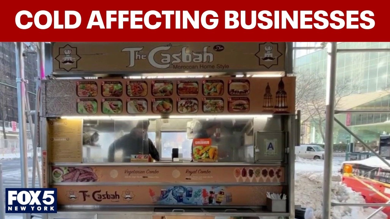 Video thumbnail for Is the brutal cold affecting NYC businesses?