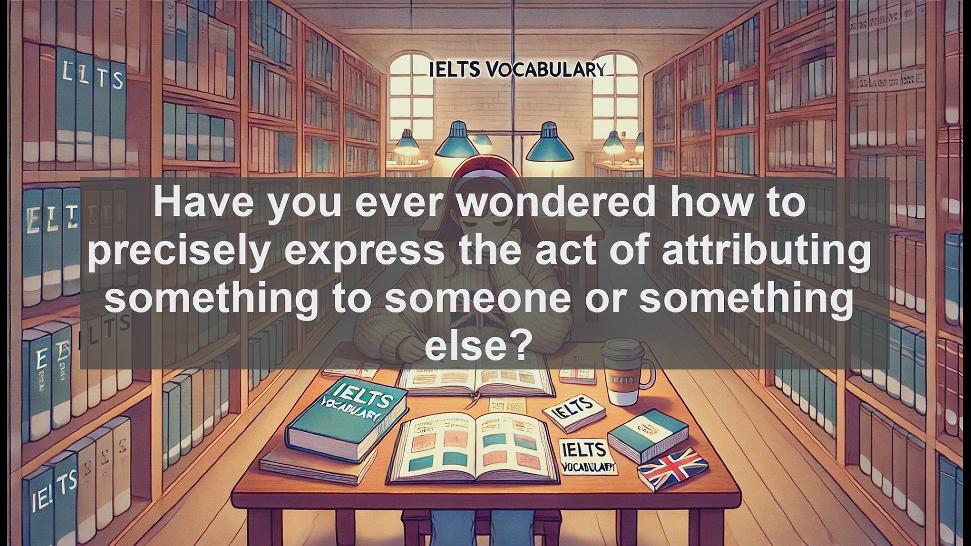 'Video thumbnail for 5000 Must Know IELTS 8.0 Vocabulary - Mastering 'Ascribe': A Key Verb for IELTS Success'