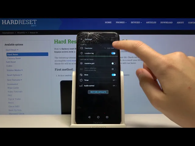 Video thumbnail for How to Turn On Camera Location Tags in Honor 8A - Activate Geolocation