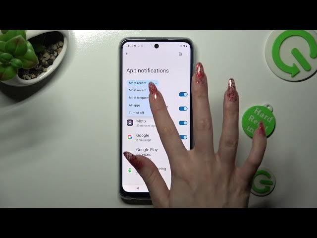 Video thumbnail for How to Turn On/Off App Notifications on MOTOROLA Moto G73? - Manage Notifications