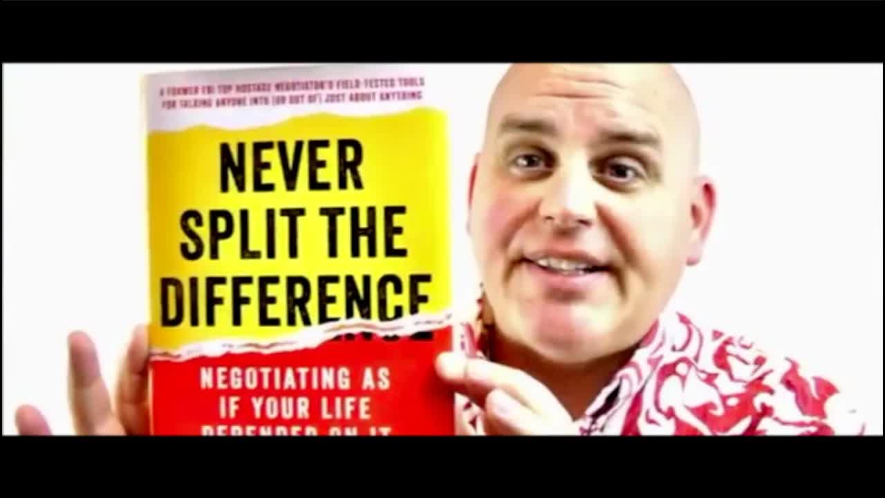 Video thumbnail for Negotiation Mastery: blackswanltd1: review of "never split the difference" by chris voss