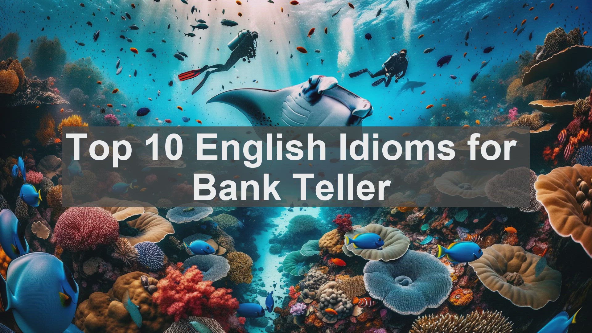 'Video thumbnail for Top 10 English Idioms for Bank Teller'