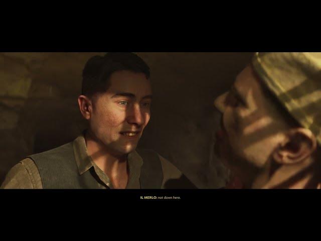 Video thumbnail for Mafia: the Old Country - Prologue Tremori: Enzo and Gaetano Get To The Surface | Il Merlo Cutscene