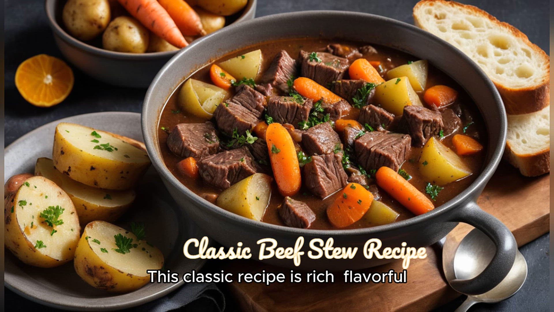 Video thumbnail for Classic Beef Stew Recipe