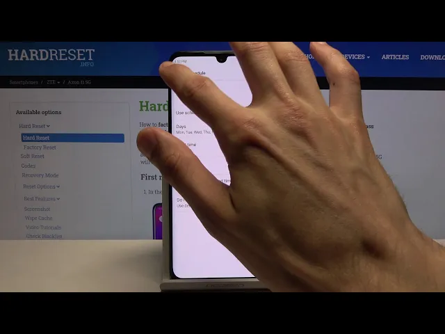 Video thumbnail for How to Disable All Sounds  on ZTE Axon 11 –  Do Not Disturb Mode On