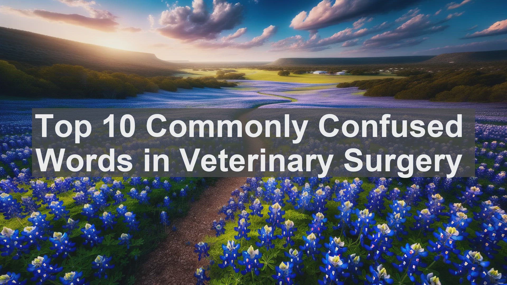 'Video thumbnail for Top 10 Commonly Confused Words in Veterinary Surgery'