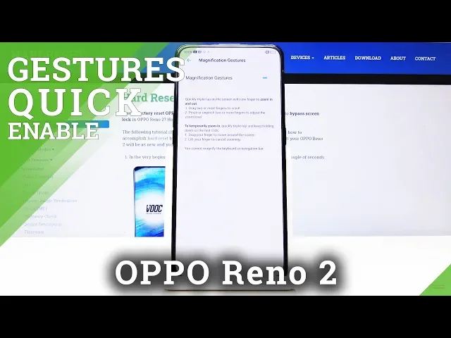Video thumbnail for How Activate Magnification Gestures in OPPO Reno 2 – Use Gestures