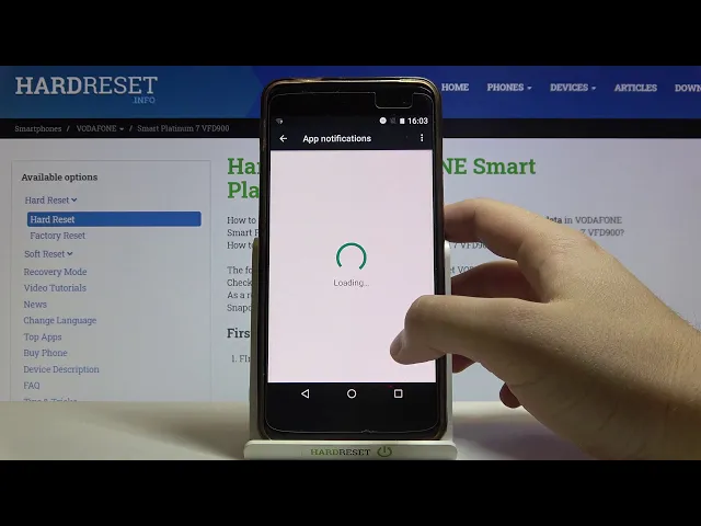 Video thumbnail for Notifications Settings - VODAFONE Smart Platinum 7 & Notifications Personalization