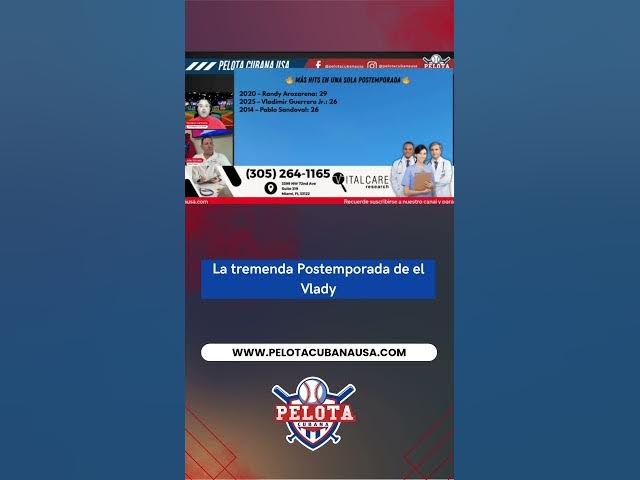 Video thumbnail for La tremenda Postemporada de Vladimir Guerrero Jr.