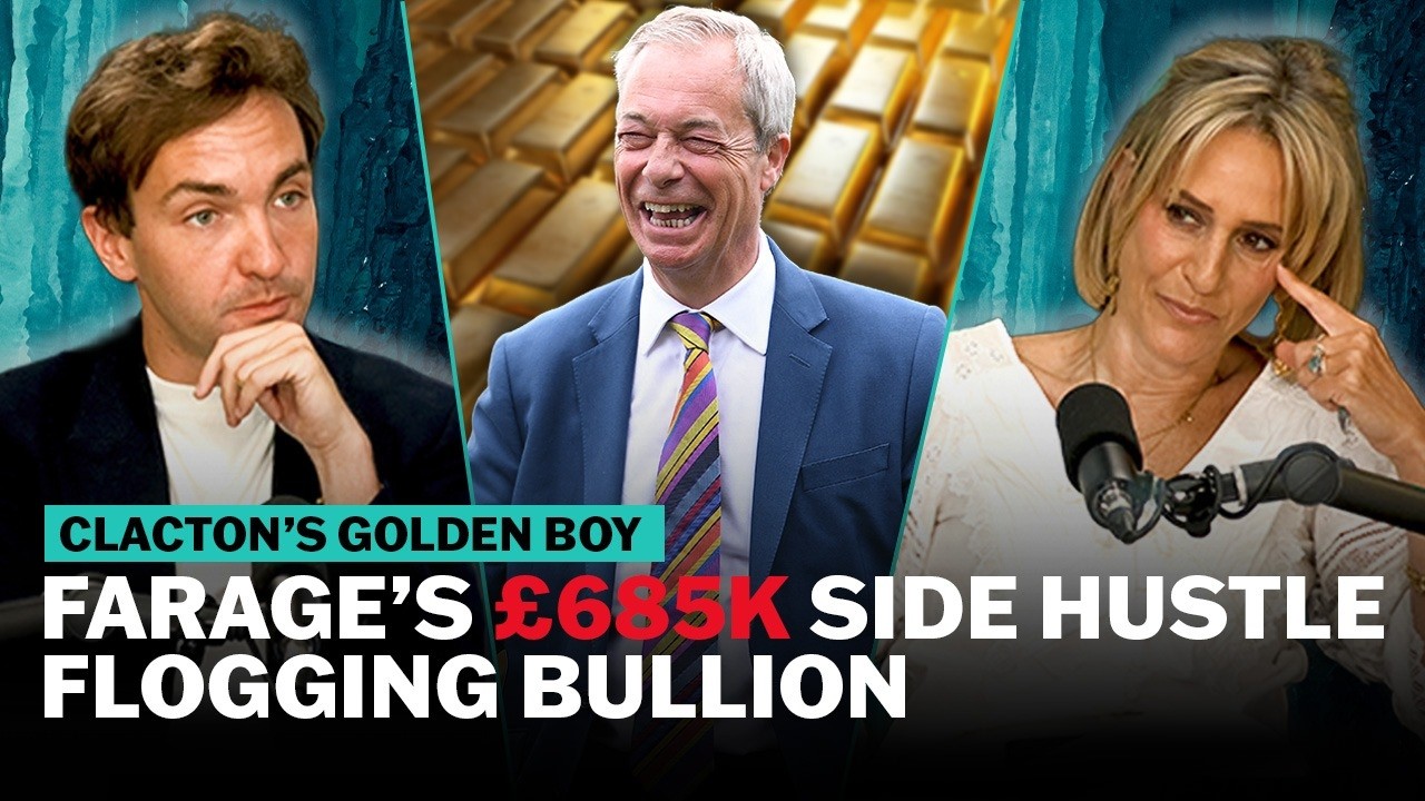 Video thumbnail for Why can’t Nigel Farage be clear about his finances? | The News Agents