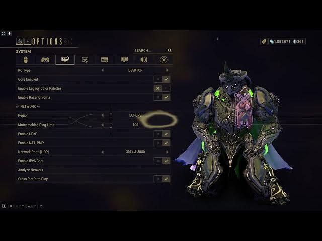 Video thumbnail for How To Configure Matchmaking Ping Limit In Warframe