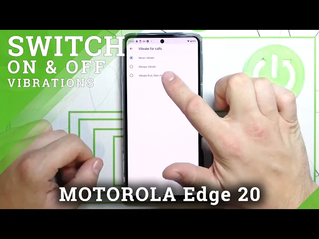 Video thumbnail for How to Switch On Vibrations from Incoming Calls in Motorola Edge 20 - Switch Off Vibrations
