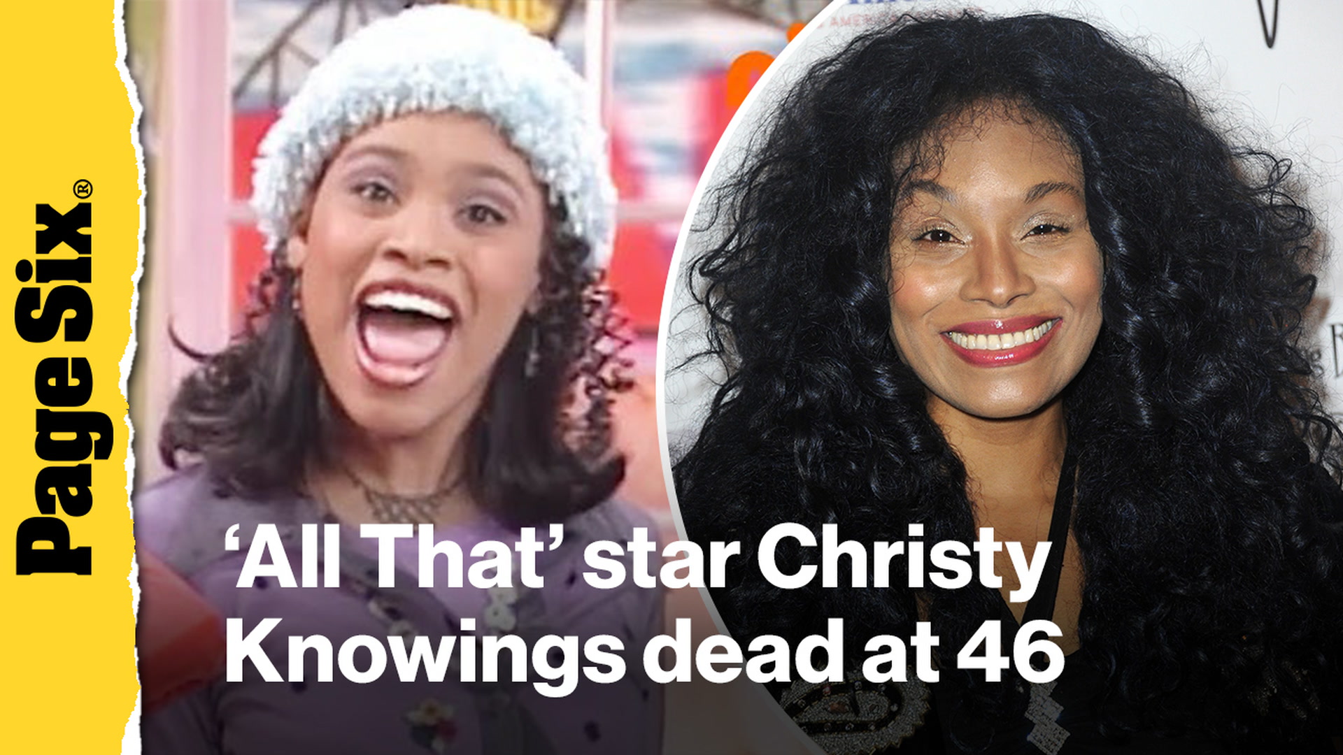 Video thumbnail for 'All That' star Christy Knowings dead at 46
