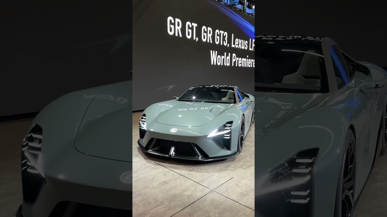 Video thumbnail for This is our first look at the next Lexus LFA