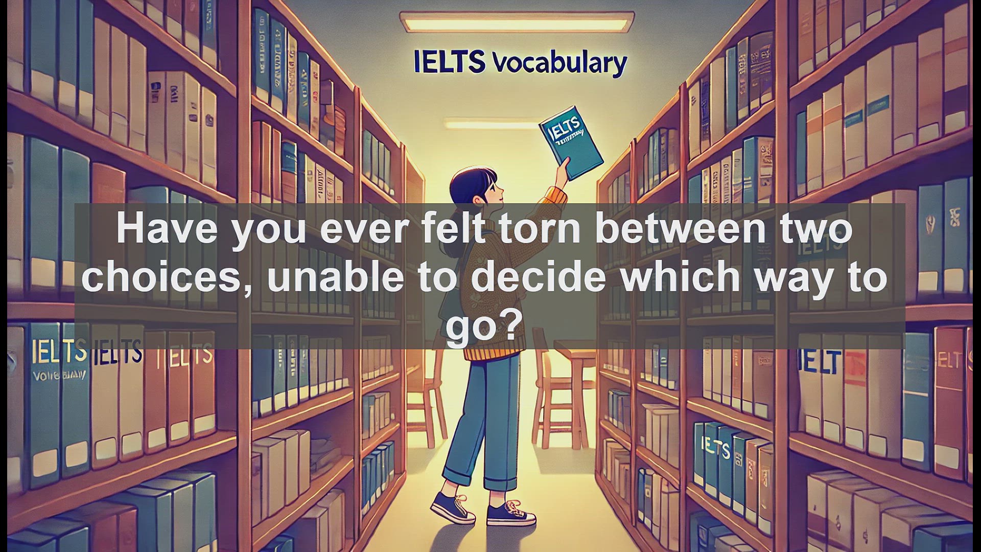 'Video thumbnail for 2000 Must Know IELTS 9.0 Vocabulary - Ambivalent: Understanding Mixed Feelings and Internal Conflicts'