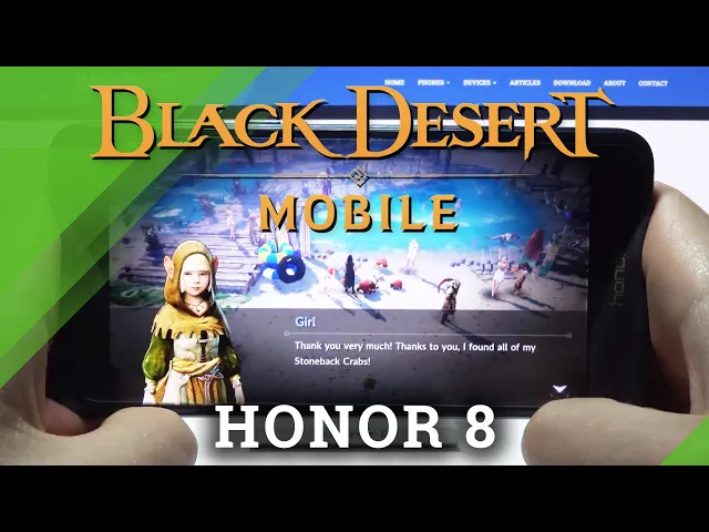 Video thumbnail for Black Desert HONOR 8 Gameplay - FPS Review / Game Test