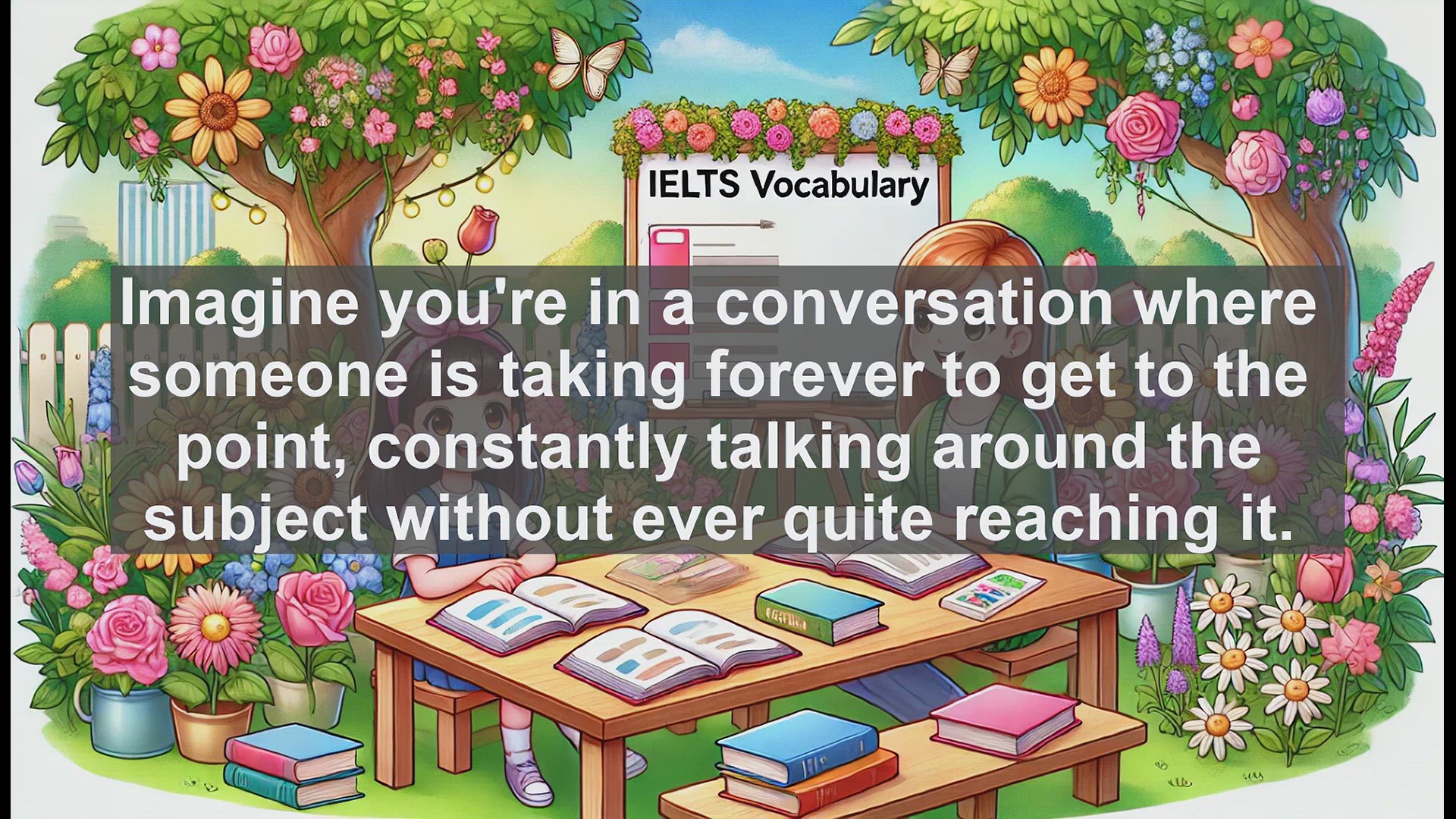'Video thumbnail for 2000 Must Know IELTS 9.0 Vocabulary - Circumlocutory: Boost Your IELTS Vocabulary'