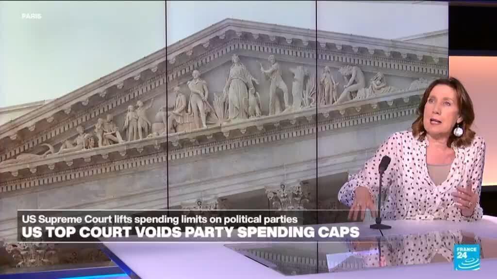 Video thumbnail for US Supreme Court lifts campaign spending restrictions ahead of midterms