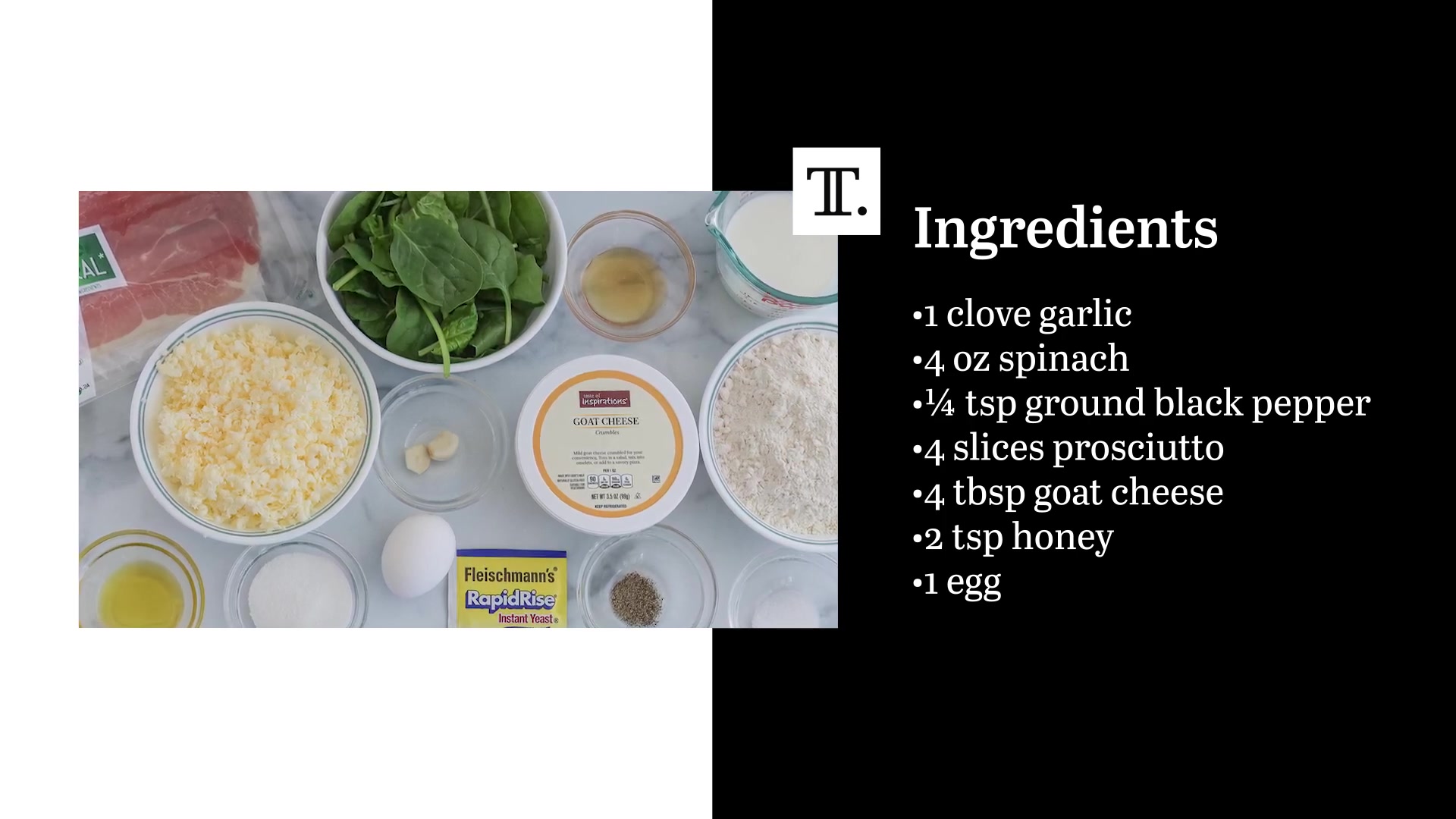 'Video thumbnail for Prosciutto, Spinach, And Goat Cheese Shortcut Croissants Recipe'