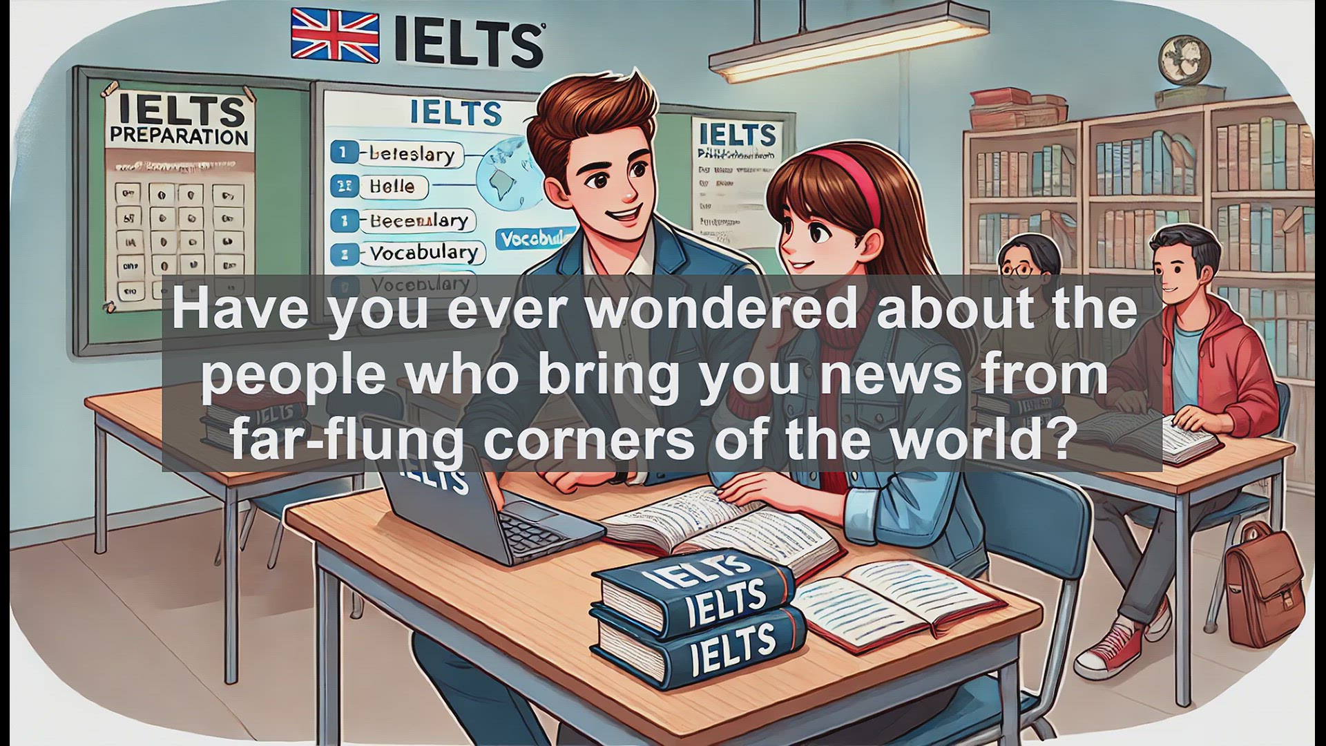 'Video thumbnail for 5000 Must Know IELTS 8.0 Vocabulary - What is a Correspondent? Key Facts for IELTS Success'