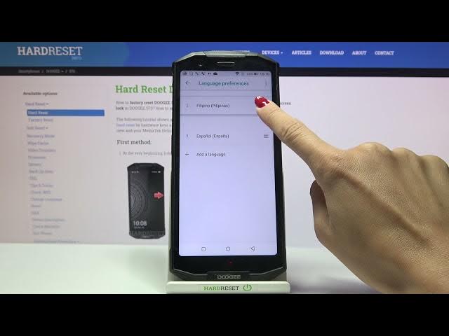Video thumbnail for How to Change Language in Doogee S70 – Add Proper Language