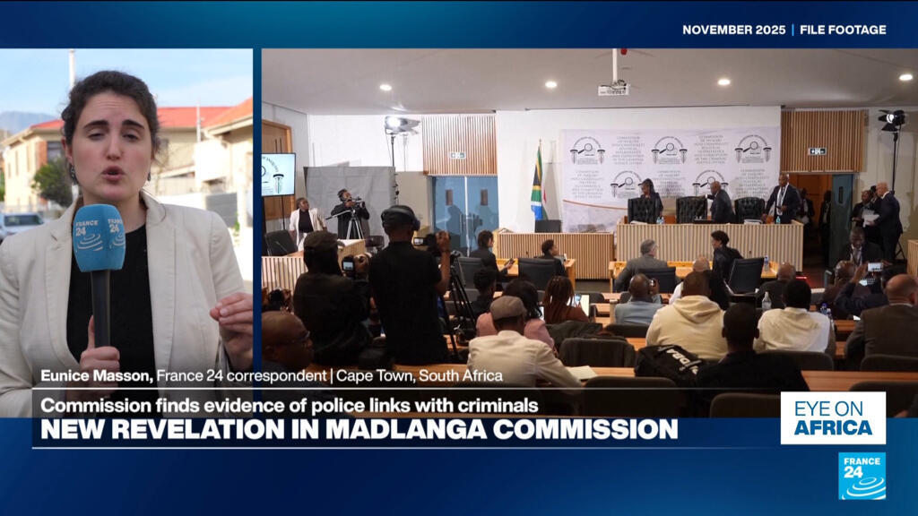 Video thumbnail for Alleged underworld kingpin testifies at S. African commission