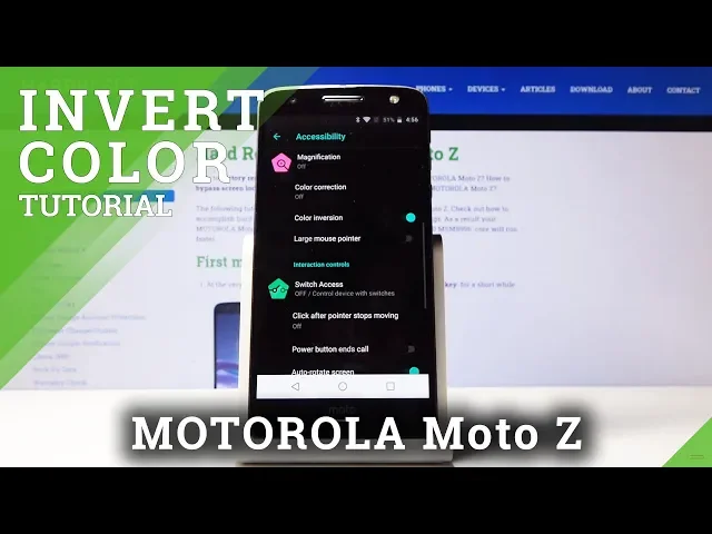 Video thumbnail for How to Invert Colors in Motorola Moto Z – Color Inversion
