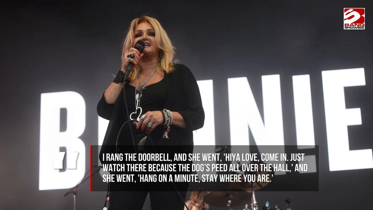 Video thumbnail for Alex Jones recalls a funny story about Bonnie Tyler using dog-pee tea towel on mugs